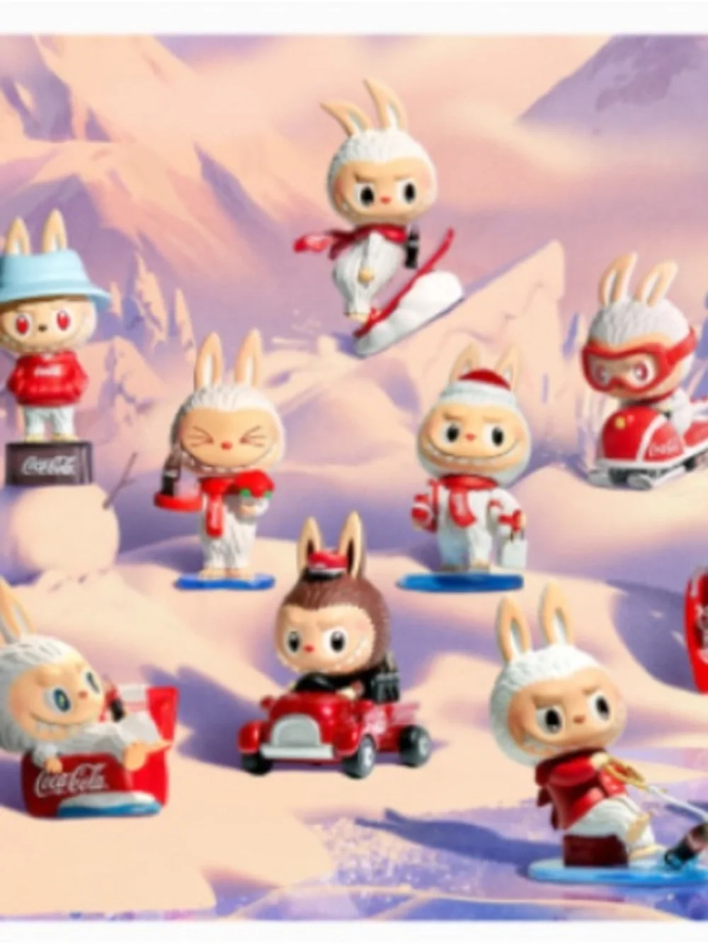 Coca Cola The Monsters Labubu Figurines BLIND BOX